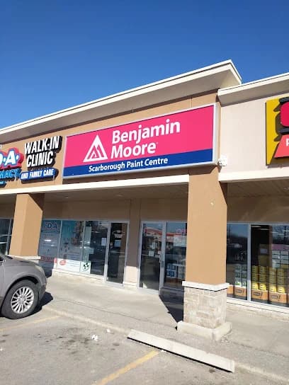 Scarborough Paint Centre Benjamin Moore storefront on Eglinton Avenue East