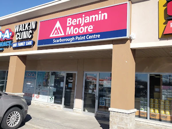 Scarborough Paint Centre Benjamin Moore storefront on Eglinton Avenue East